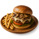 Mushroom Swiss Burger